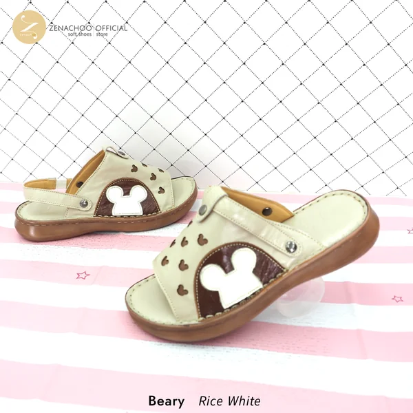 ทรงปกติ เปลี่ยนไซซ์ได้ ไม่รับคืน Zenachoo รองเท้าเพื่อสุขภาพ หนังแท้ รุ่น Beary สูง 1 นิ้ว ใส่ได้ 2 แบบ รัดและไม่รัด image 6 ทรงปกติ เปลี่ยนไซซ์ได้ ไม่รับคืน Zenachoo รองเท้าเพื่อสุขภาพ หนังแท้ รุ่น Beary สูง 1 นิ้ว ใส่ได้ 2 แบบ รัดและไม่รัด image 6