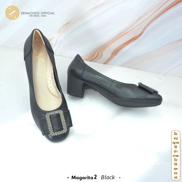 Zenachoo รุ่น Magarita Comfort Shoes รองเท้าคัชชูหนังแกะแท้ รองเท้าทำงานเพื่อสุขภาพ มี 2 ความสูง Flats 1 นิ้ว / Heel 2 นิ้ว นุ่ม เบา ใส่ทำงาน image 4 Zenachoo รุ่น Magarita Comfort Shoes รองเท้าคัชชูหนังแกะแท้ รองเท้าทำงานเพื่อสุขภาพ มี 2 ความสูง Flats 1 นิ้ว / Heel 2 นิ้ว นุ่ม เบา ใส่ทำงาน image 4