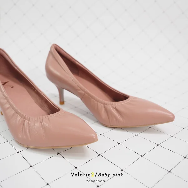 ทรงปกติ:เปลี่ยนไซส์ได้-ไม่รับคืน::รุ่นขายดี Zenachoo Velarie2 สูง 2 นิ้ว สี Baby pink รองเท้าหนังแกะแท้ หัวแหลมหน้ากว้าง image 2 ทรงปกติ:เปลี่ยนไซส์ได้-ไม่รับคืน::รุ่นขายดี Zenachoo Velarie2 สูง 2 นิ้ว สี Baby pink รองเท้าหนังแกะแท้ หัวแหลมหน้ากว้าง image 2