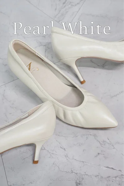 ทรงปกติ เปลี่ยนไซส์ได้ ไม่รับคืน รุ่นขายดี Zenachoo Velarie2 สูง 2 นิ้ว สี Pearl White หนังแกะแท้ หัวแหลมหน้ากว้าง image 2 ทรงปกติ เปลี่ยนไซส์ได้ ไม่รับคืน รุ่นขายดี Zenachoo Velarie2 สูง 2 นิ้ว สี Pearl White หนังแกะแท้ หัวแหลมหน้ากว้าง image 2