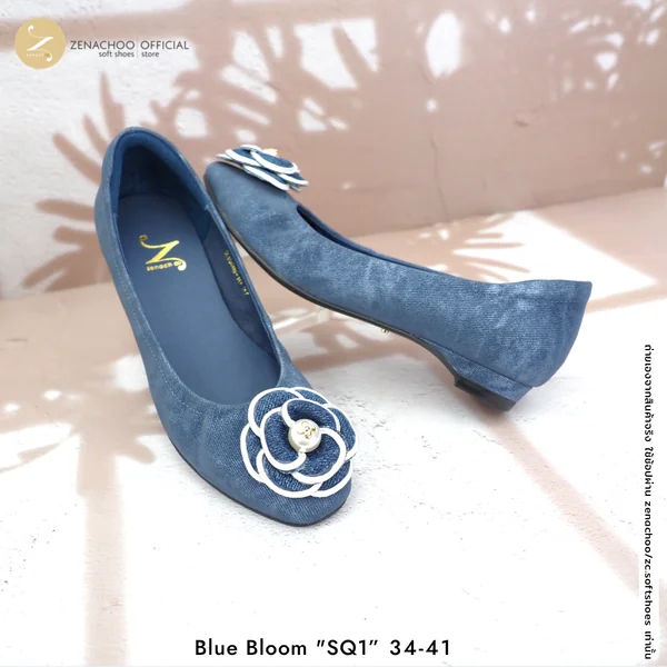 ทรงปกติ เปลี่ยนไซซ์ได้ ไม่รับคืนสินค้า Zenachoo รองเท้าหนังแกะแท้ ลายผ้ายีนส์ รุ่น Blue Bloom Series หลายความสูง ทรงสวยมาก image 7 ทรงปกติ เปลี่ยนไซซ์ได้ ไม่รับคืนสินค้า Zenachoo รองเท้าหนังแกะแท้ ลายผ้ายีนส์ รุ่น Blue Bloom Series หลายความสูง ทรงสวยมาก image 7