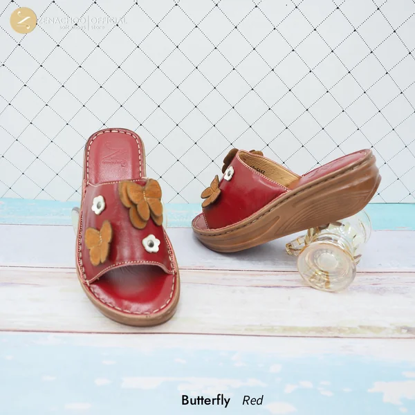 ทรงปกติ เปลี่ยนไซซ์ได้ ไม่รับคืน Zenachoo รองเท้าเพื่อสุขภาพ รุ่น Butterfly สูง 2 นิ้ว image 2 ทรงปกติ เปลี่ยนไซซ์ได้ ไม่รับคืน Zenachoo รองเท้าเพื่อสุขภาพ รุ่น Butterfly สูง 2 นิ้ว image 2