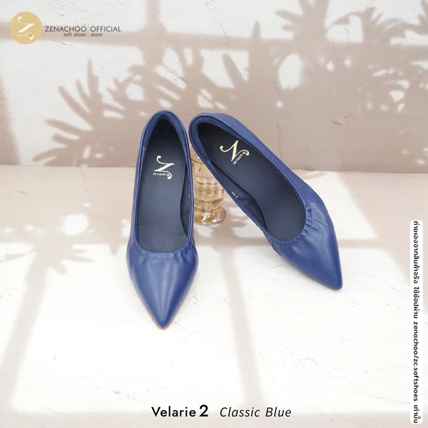 ทรงปกติ เปลี่ยนไซซ์ได้ ไม่รับคืนสินค้า Zenachoo รองเท้าหนังแกะแท้ รุ่น Velarie2 สูง 2 นิ้ว สี Classic blue ทรงสวยมาก image 2 ทรงปกติ เปลี่ยนไซซ์ได้ ไม่รับคืนสินค้า Zenachoo รองเท้าหนังแกะแท้ รุ่น Velarie2 สูง 2 นิ้ว สี Classic blue ทรงสวยมาก image 2