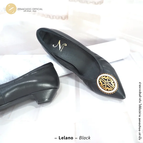ทรงปกติ เปลี่ยนไซส์ได้-ไม่รับคืน Zenachoo รุ่น Lelano สูง1นิ้ว หนังแกะแท้ ทรงสวยมาก image 3 ทรงปกติ เปลี่ยนไซส์ได้-ไม่รับคืน Zenachoo รุ่น Lelano สูง1นิ้ว หนังแกะแท้ ทรงสวยมาก image 3
