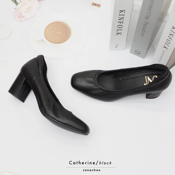 ทรงปกติ สินค้าลดราคา ไม่รับเปลี่ยน คืน Zenachoo รุ่นขายดี Catherine สูง 2 นิ้ว รองเท้าส้นสูงหัวตัด หนังแกะแท้ image 2 ทรงปกติ สินค้าลดราคา ไม่รับเปลี่ยน คืน Zenachoo รุ่นขายดี Catherine สูง 2 นิ้ว รองเท้าส้นสูงหัวตัด หนังแกะแท้ image 2