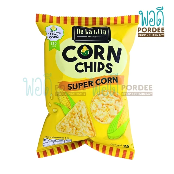 DeLaLita Corn Chips (รสซุปเปอร์คอร์น) 25 กรัม image 2 DeLaLita Corn Chips (รสซุปเปอร์คอร์น) 25 กรัม image 2