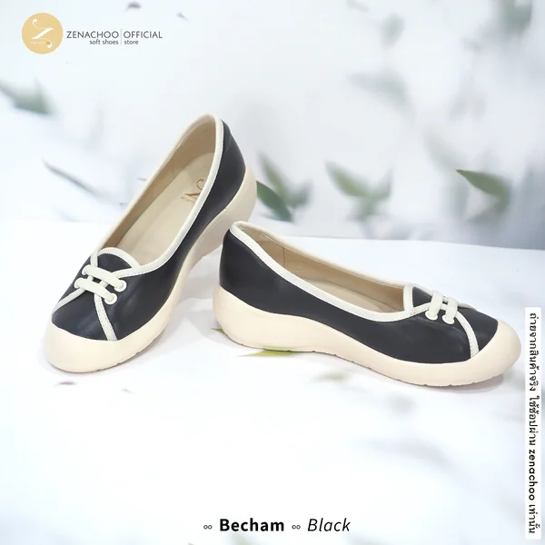 ทรงปกติ เปลี่ยนไซส์ได้-ไม่รับคืน Zenachoo รุ่น Becham สูง 1.5 นิ้ว คัทชูแนวสปอร์ต นิ่มมากกท้าให้ลอง image 5