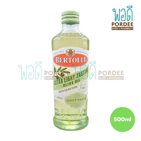 Bertolli Extra Light Tasting Olive Oil (น้ำมันมะกอกชนิดปราศจากกลิ่น) 500 มล.