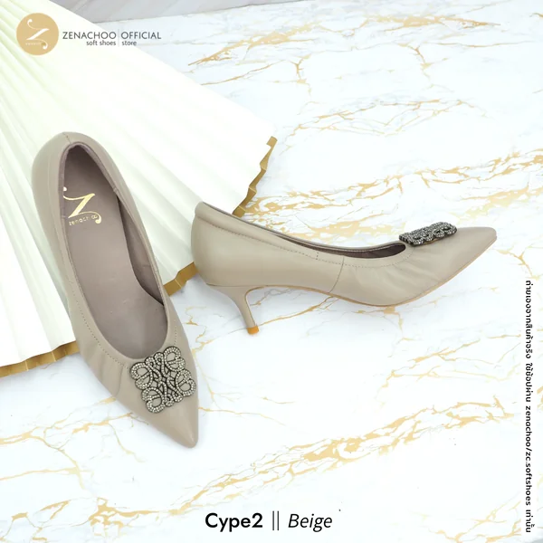 ทรงขายดี ใส่แล้วเท้าเพรียว ทรงปกติ เปลี่ยนไซส์ได้-ไม่รับคืน Zenachoo Cype2 สูง 2 นิ้ว รองเท้าหนังแกะแท้ ใส่สบายมาก image 7 ทรงขายดี ใส่แล้วเท้าเพรียว ทรงปกติ เปลี่ยนไซส์ได้-ไม่รับคืน Zenachoo Cype2 สูง 2 นิ้ว รองเท้าหนังแกะแท้ ใส่สบายมาก image 7