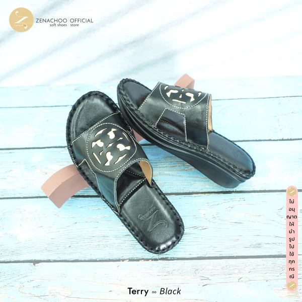 ทรงปกติ เปลี่ยนไซซ์ได้ ไม่รับคืน Zenachoo รองเท้าเพื่อสุขภาพ หนังแท้ รุ่น Terry สูง 1.5 นิ้ว image 5 ทรงปกติ เปลี่ยนไซซ์ได้ ไม่รับคืน Zenachoo รองเท้าเพื่อสุขภาพ หนังแท้ รุ่น Terry สูง 1.5 นิ้ว image 5