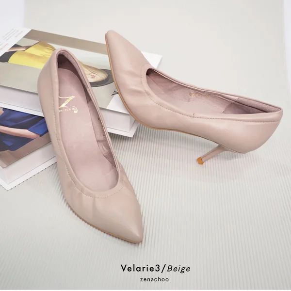 N ทรงปกติ เปลี่ยนไซส์ได้-ไม่รับคืน Zenachoo Velarie3 สูง 3 นิ้ว รองเท้าหนังแกะแท้ ใส่สวยมาก รองเท้าส้นเข็ม หัวแหลม image 8 N ทรงปกติ เปลี่ยนไซส์ได้-ไม่รับคืน Zenachoo Velarie3 สูง 3 นิ้ว รองเท้าหนังแกะแท้ ใส่สวยมาก รองเท้าส้นเข็ม หัวแหลม image 8