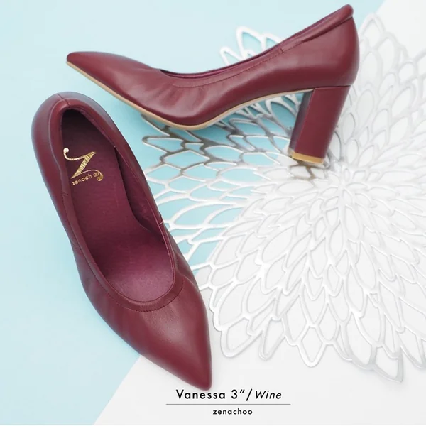เปลี่ยนไซส์ได้ ไม่รับคืนทรงปกติ หน้าเท้ากว้างเพิ่ม 1 ไซส์ Zenachoo Vanessa3 สูง 3 นิ้ว หนังแกะแท้ หัวแหลม image 9 เปลี่ยนไซส์ได้ ไม่รับคืนทรงปกติ หน้าเท้ากว้างเพิ่ม 1 ไซส์ Zenachoo Vanessa3 สูง 3 นิ้ว หนังแกะแท้ หัวแหลม image 9