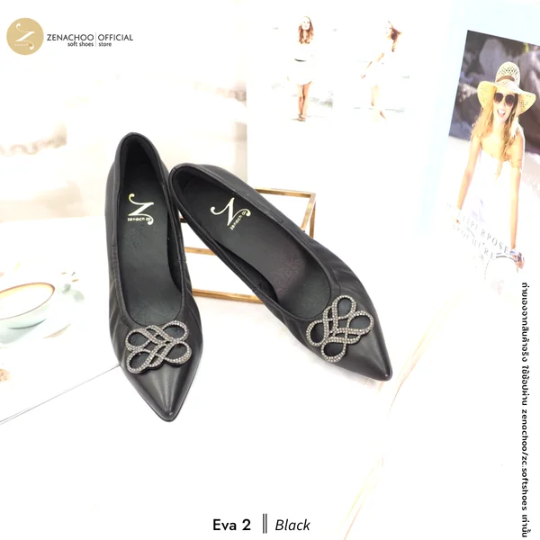 ทรงปกติ ZENACHOO รุ่น Eva2 รองเท้าทำงาน ส้นสูง 2 นิ้ว หัวแหลม หนังแกะนิ่ม ประดับคริสตัล ใส่สบาย เปลี่ยนไซซ์ได้ ไม่รับคืนสินค้าทุกกรณี image 7 ทรงปกติ ZENACHOO รุ่น Eva2 รองเท้าทำงาน ส้นสูง 2 นิ้ว หัวแหลม หนังแกะนิ่ม ประดับคริสตัล ใส่สบาย เปลี่ยนไซซ์ได้ ไม่รับคืนสินค้าทุกกรณี image 7