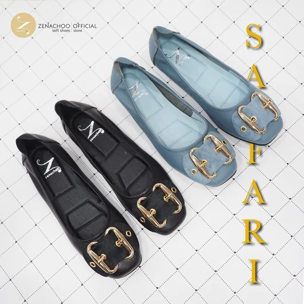 สินค้าลดราคาไม่รับเปลี่ยน คืน Zenachoo รุ่น Safari รองเท้าหนังแกะแท้ ส้นแบน หน้ากว้าง สวมใส่สบาย image 7 สินค้าลดราคาไม่รับเปลี่ยน คืน Zenachoo รุ่น Safari รองเท้าหนังแกะแท้ ส้นแบน หน้ากว้าง สวมใส่สบาย image 7