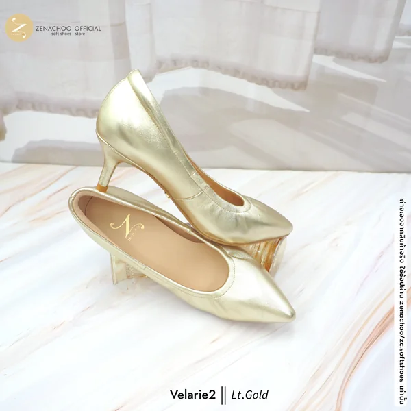 ทรงปกติ เปลี่ยนไซส์ได้-ไม่รับคืน รุ่นขายดี Zenachoo Velarie2 สูง 2 นิ้ว สี Gold รองเท้าหนังแกะแท้ หัวแหลมหน้ากว้าง image 2 ทรงปกติ เปลี่ยนไซส์ได้-ไม่รับคืน รุ่นขายดี Zenachoo Velarie2 สูง 2 นิ้ว สี Gold รองเท้าหนังแกะแท้ หัวแหลมหน้ากว้าง image 2