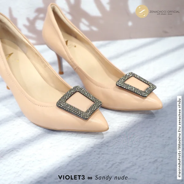 ทรงปกติ เปลี่ยนไซส์ได้-ไม่รับคืน Zenachoo รุ่น Violet3 สูง 3 นิ้ว รองเท้าหนังแกะแท้ หน้ากว้างไม่บีบเท้า หนังนิ่มมาก image 3 ทรงปกติ เปลี่ยนไซส์ได้-ไม่รับคืน Zenachoo รุ่น Violet3 สูง 3 นิ้ว รองเท้าหนังแกะแท้ หน้ากว้างไม่บีบเท้า หนังนิ่มมาก image 3