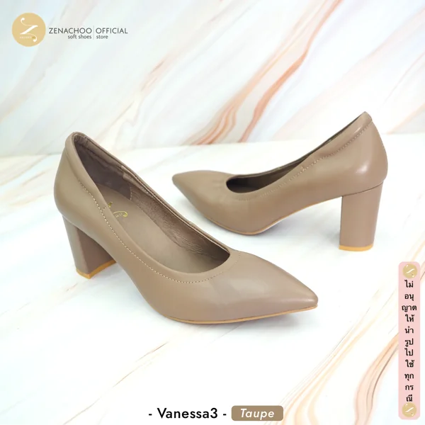 เปลี่ยนไซส์ได้ ไม่รับคืนทรงปกติ หน้าเท้ากว้างเพิ่ม 1 ไซส์ Zenachoo Vanessa3 สูง 3 นิ้ว หนังแกะแท้ หัวแหลม image 2 เปลี่ยนไซส์ได้ ไม่รับคืนทรงปกติ หน้าเท้ากว้างเพิ่ม 1 ไซส์ Zenachoo Vanessa3 สูง 3 นิ้ว หนังแกะแท้ หัวแหลม image 2