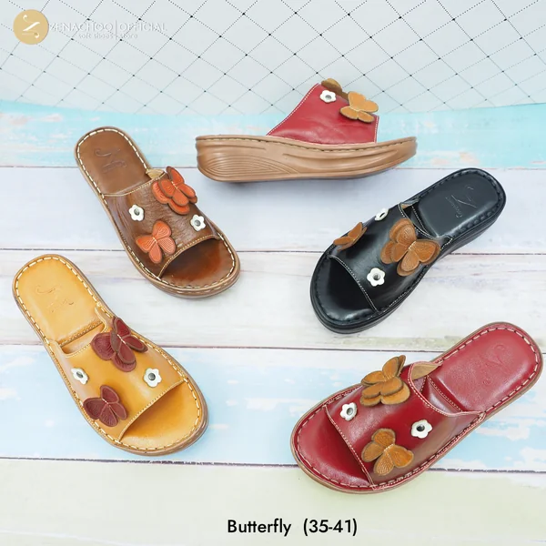 ทรงปกติ เปลี่ยนไซซ์ได้ ไม่รับคืน Zenachoo รองเท้าเพื่อสุขภาพ รุ่น Butterfly สูง 2 นิ้ว ทรงปกติ เปลี่ยนไซซ์ได้ ไม่รับคืน Zenachoo รองเท้าเพื่อสุขภาพ รุ่น Butterfly สูง 2 นิ้ว