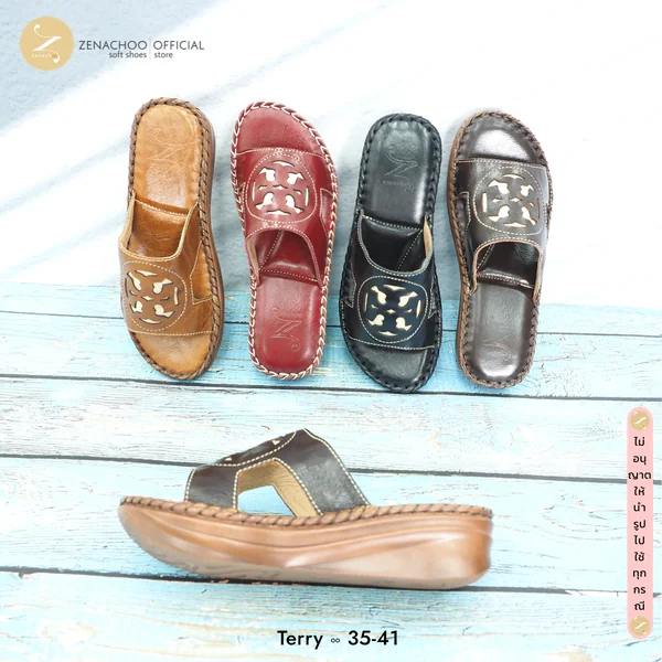 ทรงปกติ เปลี่ยนไซซ์ได้ ไม่รับคืน Zenachoo รองเท้าเพื่อสุขภาพ หนังแท้ รุ่น Terry สูง 1.5 นิ้ว ทรงปกติ เปลี่ยนไซซ์ได้ ไม่รับคืน Zenachoo รองเท้าเพื่อสุขภาพ หนังแท้ รุ่น Terry สูง 1.5 นิ้ว