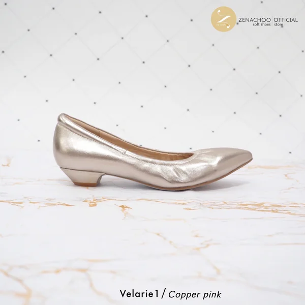 ทรงปกติ เปลี่ยนไซส์ได้-ไม่รับคืน Zenachoo รุ่นขายดี Velarie1 สูง 1นิ้ว สี Copper pink รองเท้าหัวแหลมหนังแกะแท้ ทรงสวย เดินสบายทั้งวัน image 4 ทรงปกติ เปลี่ยนไซส์ได้-ไม่รับคืน Zenachoo รุ่นขายดี Velarie1 สูง 1นิ้ว สี Copper pink รองเท้าหัวแหลมหนังแกะแท้ ทรงสวย เดินสบายทั้งวัน image 4