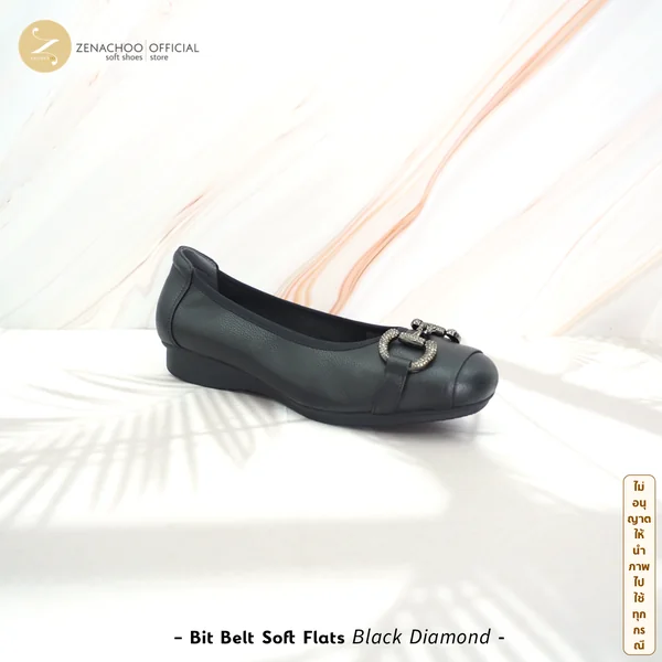 ZENACHOO Bit Belt Comfort Flats รองเท้าผู้หญิงหนังนิ่ม พื้นนุ่ม ซัพพอร์ตอุ้งเท้า ใส่สบาย รองเท้าแฟลต เปลี่ยนไซซ์ได้ ไม่รับคืน image 7