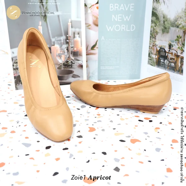 ทรงปกติ เปลี่ยนไซส์ได้ ไม่รับคืน Zenachoo รุ่นขายดี Zoie1 ส้นเตารีดสูง 1นิ้ว รองเท้าหนังแกะแท้ image 3 ทรงปกติ เปลี่ยนไซส์ได้ ไม่รับคืน Zenachoo รุ่นขายดี Zoie1 ส้นเตารีดสูง 1นิ้ว รองเท้าหนังแกะแท้ image 3