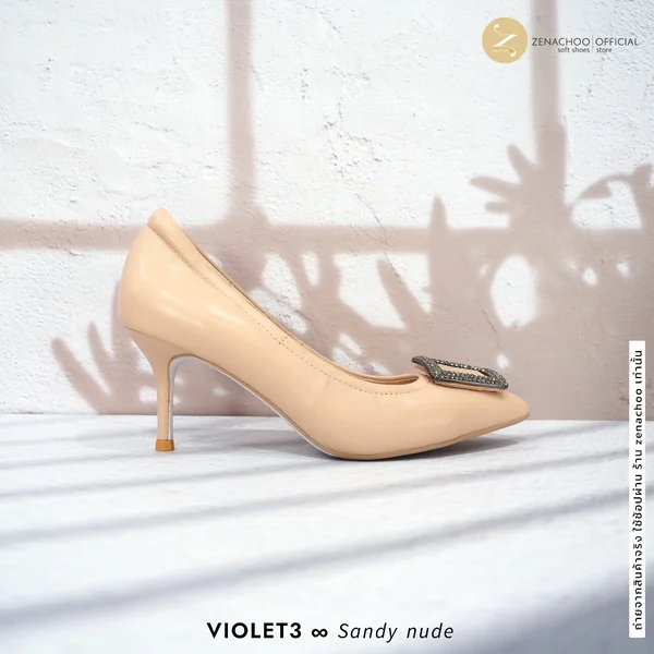 ทรงปกติ เปลี่ยนไซส์ได้-ไม่รับคืน Zenachoo รุ่น Violet3 สูง 3 นิ้ว รองเท้าหนังแกะแท้ หน้ากว้างไม่บีบเท้า หนังนิ่มมาก image 4 ทรงปกติ เปลี่ยนไซส์ได้-ไม่รับคืน Zenachoo รุ่น Violet3 สูง 3 นิ้ว รองเท้าหนังแกะแท้ หน้ากว้างไม่บีบเท้า หนังนิ่มมาก image 4