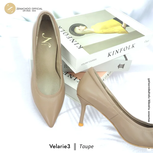 สีใหม่ ทรงปกติ เปลี่ยนไซส์ได้-ไม่รับคืน รุ่นขายดี Zenachoo Velarie3 สูง 3 นิ้ว สี Taupe รองเท้าหนังแกะแท้ หัวแหลมหน้ากว้าง image 3 สีใหม่ ทรงปกติ เปลี่ยนไซส์ได้-ไม่รับคืน รุ่นขายดี Zenachoo Velarie3 สูง 3 นิ้ว สี Taupe รองเท้าหนังแกะแท้ หัวแหลมหน้ากว้าง image 3