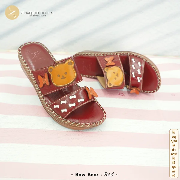 ทรงปกติ รองเท้าสุขภาพ หนังแท้ zenachoo รุ่น Bow Bear ความสูง 1.5 นิ้ว เปลี่ยนไซส์ได้-ไม่รับคืน image 6 ทรงปกติ รองเท้าสุขภาพ หนังแท้ zenachoo รุ่น Bow Bear ความสูง 1.5 นิ้ว เปลี่ยนไซส์ได้-ไม่รับคืน image 6