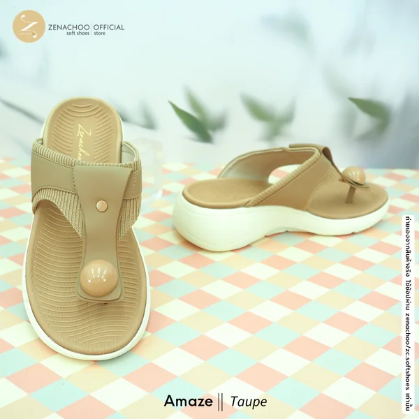 ทรงปกติ เปลี่ยนไซส์ได้-ไม่รับคืน Zenachoo รองเท้าสุขภาพ นิ่มมากแม่ รุ่น Amaze สูง 1.5 นิ้ว รองเท้าหนีบ การันตีความนุ่มสบาย image 2 ทรงปกติ เปลี่ยนไซส์ได้-ไม่รับคืน Zenachoo รองเท้าสุขภาพ นิ่มมากแม่ รุ่น Amaze สูง 1.5 นิ้ว รองเท้าหนีบ การันตีความนุ่มสบาย image 2