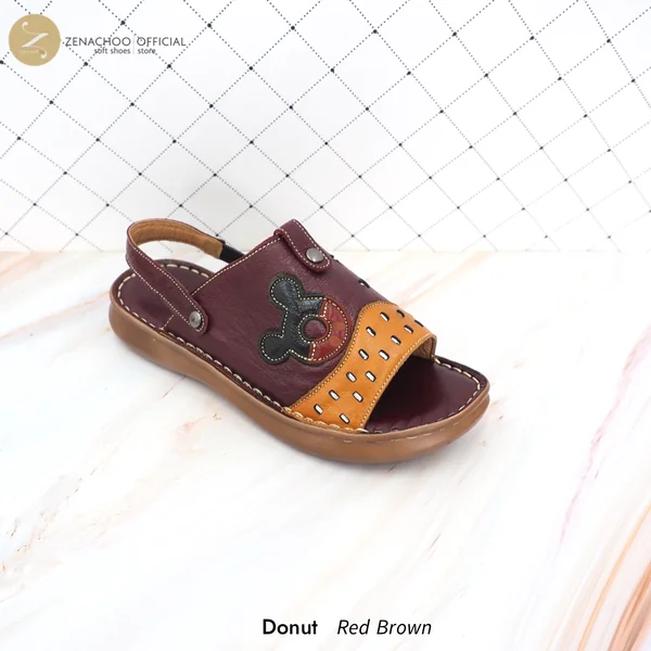 ทรงใหญ่ลด 1ไซซ์ เปลี่ยนไซซ์ได้ ไม่รับคืนสินค้า Zenachoo รุ่น Donut รองเท้าเพื่อสุขภาพหน้าสวมใส่ได้2แบบ สูง 1 นิ้ว image 7 ทรงใหญ่ลด 1ไซซ์ เปลี่ยนไซซ์ได้ ไม่รับคืนสินค้า Zenachoo รุ่น Donut รองเท้าเพื่อสุขภาพหน้าสวมใส่ได้2แบบ สูง 1 นิ้ว image 7