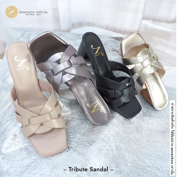 ทรงปกติ เปลี่ยนไซส์ได้-ไม่รับคืน Zenachoo รุ่น Tribute สูง 2นิ้ว หนังแกะนิ่ม ทรงสวยมาก image 2 ทรงปกติ เปลี่ยนไซส์ได้-ไม่รับคืน Zenachoo รุ่น Tribute สูง 2นิ้ว หนังแกะนิ่ม ทรงสวยมาก image 2