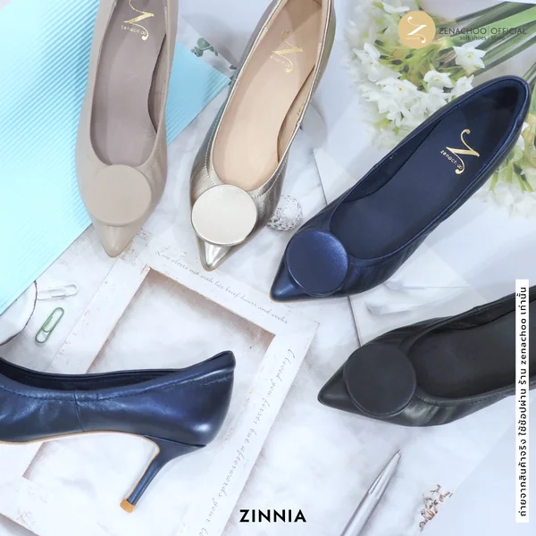 ทรงปกติ เปลี่ยนไซส์ได้-ไม่รับคืน Zenachoo รุ่น Zinnia สูง 3 นิ้ว รองเท้าหนังแกะแท้ หน้ากว้างไม่บีบเท้า หนังนิ่มมาก ทรงปกติ เปลี่ยนไซส์ได้-ไม่รับคืน Zenachoo รุ่น Zinnia สูง 3 นิ้ว รองเท้าหนังแกะแท้ หน้ากว้างไม่บีบเท้า หนังนิ่มมาก