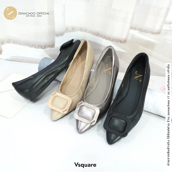 ทรงปกติ เปลี่ยนไซส์ได้-ไม่รับคืน Zenachoo รุ่น Vsquare สูง 1นิ้ว รองเท้าหนังแกะแท้ หนังนิ่ม พื้นนุ่ม ทรงปกติ เปลี่ยนไซส์ได้-ไม่รับคืน Zenachoo รุ่น Vsquare สูง 1นิ้ว รองเท้าหนังแกะแท้ หนังนิ่ม พื้นนุ่ม