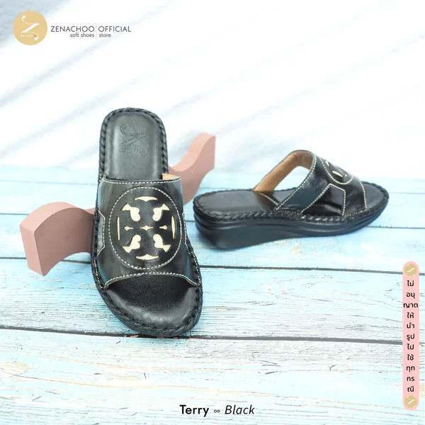 ทรงปกติ เปลี่ยนไซซ์ได้ ไม่รับคืน Zenachoo รองเท้าเพื่อสุขภาพ หนังแท้ รุ่น Terry สูง 1.5 นิ้ว image 4 ทรงปกติ เปลี่ยนไซซ์ได้ ไม่รับคืน Zenachoo รองเท้าเพื่อสุขภาพ หนังแท้ รุ่น Terry สูง 1.5 นิ้ว image 4