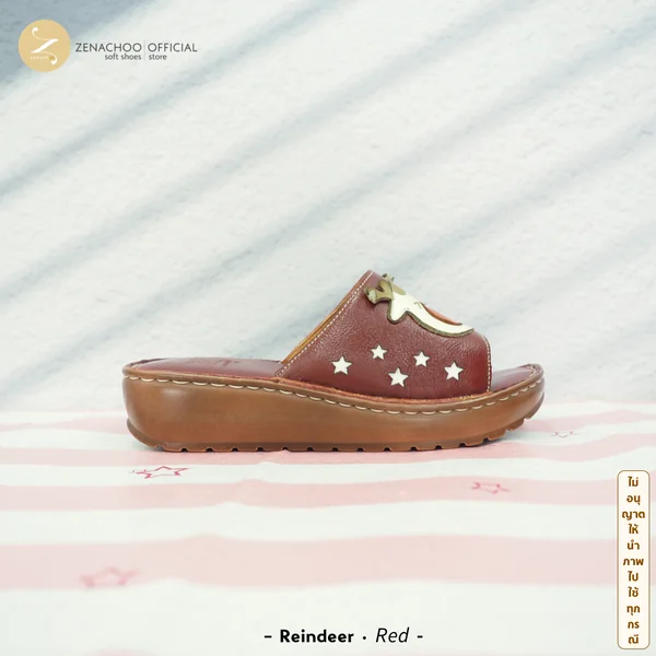 ZENACHOO Leather Health Sandals รุ่น Reindeer รองเท้าแตะหนังแท้เพื่อสุขภาพ พื้นนุ่ม รองรับอุ้งเท้า image 9