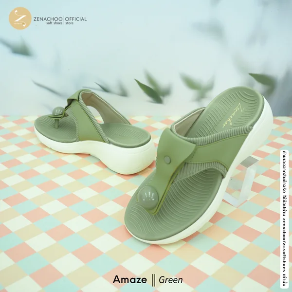 ทรงปกติ เปลี่ยนไซส์ได้-ไม่รับคืน Zenachoo รองเท้าสุขภาพ นิ่มมากแม่ รุ่น Amaze สูง 1.5 นิ้ว รองเท้าหนีบ การันตีความนุ่มสบาย image 4 ทรงปกติ เปลี่ยนไซส์ได้-ไม่รับคืน Zenachoo รองเท้าสุขภาพ นิ่มมากแม่ รุ่น Amaze สูง 1.5 นิ้ว รองเท้าหนีบ การันตีความนุ่มสบาย image 4