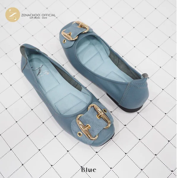 สินค้าลดราคาไม่รับเปลี่ยน คืน Zenachoo รุ่น Safari รองเท้าหนังแกะแท้ ส้นแบน หน้ากว้าง สวมใส่สบาย image 4 สินค้าลดราคาไม่รับเปลี่ยน คืน Zenachoo รุ่น Safari รองเท้าหนังแกะแท้ ส้นแบน หน้ากว้าง สวมใส่สบาย image 4