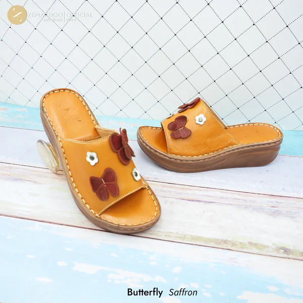 ทรงปกติ เปลี่ยนไซซ์ได้ ไม่รับคืน Zenachoo รองเท้าเพื่อสุขภาพ รุ่น Butterfly สูง 2 นิ้ว image 5 ทรงปกติ เปลี่ยนไซซ์ได้ ไม่รับคืน Zenachoo รองเท้าเพื่อสุขภาพ รุ่น Butterfly สูง 2 นิ้ว image 5