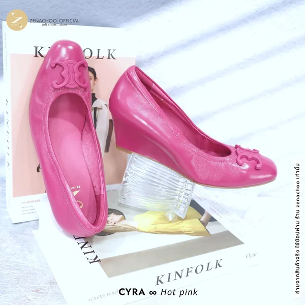 ทรงปกติ เปลี่ยนไซส์ได้-ไม่รับคืน Zenachoo รุ่นขายดี Cyra wedge ส้นเตารีดสูง 2นิ้ว รองเท้าหนังแกะแท้ image 6 ทรงปกติ เปลี่ยนไซส์ได้-ไม่รับคืน Zenachoo รุ่นขายดี Cyra wedge ส้นเตารีดสูง 2นิ้ว รองเท้าหนังแกะแท้ image 6