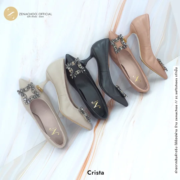 ทรงปกติ เปลี่ยนไซส์ได้-ไม่รับคืน Zenachoo รุ่น Crista สูง 2 นิ้ว หนังแกะนิ่ม พื้นนิ่ม ใส่สบาย ทรงปกติ เปลี่ยนไซส์ได้-ไม่รับคืน Zenachoo รุ่น Crista สูง 2 นิ้ว หนังแกะนิ่ม พื้นนิ่ม ใส่สบาย