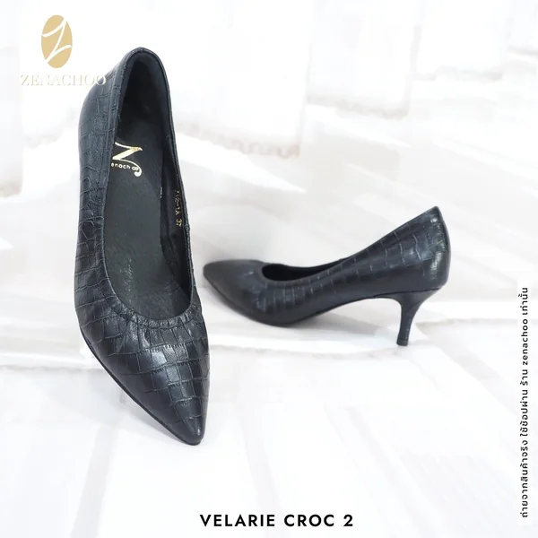 ทรงปกติ เปลี่ยนไซส์ได้-ไม่รับคืน Zenachoo รุ่นขายดี Velarie Croc 2 สูง 2นิ้ว รองเท้าหนังจระเข้ สวยหรู นิ่มสบาย image 7 ทรงปกติ เปลี่ยนไซส์ได้-ไม่รับคืน Zenachoo รุ่นขายดี Velarie Croc 2 สูง 2นิ้ว รองเท้าหนังจระเข้ สวยหรู นิ่มสบาย image 7