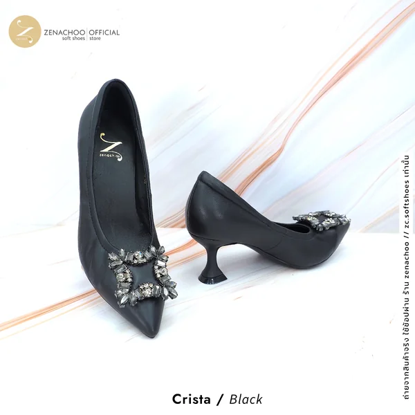 ทรงปกติ เปลี่ยนไซส์ได้-ไม่รับคืน Zenachoo รุ่น Crista สูง 2 นิ้ว หนังแกะนิ่ม พื้นนิ่ม ใส่สบาย image 5 ทรงปกติ เปลี่ยนไซส์ได้-ไม่รับคืน Zenachoo รุ่น Crista สูง 2 นิ้ว หนังแกะนิ่ม พื้นนิ่ม ใส่สบาย image 5