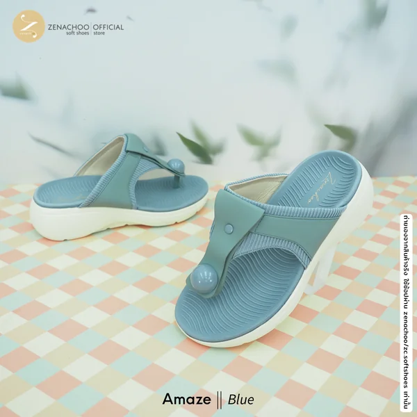 ทรงปกติ เปลี่ยนไซส์ได้-ไม่รับคืน Zenachoo รองเท้าสุขภาพ นิ่มมากแม่ รุ่น Amaze สูง 1.5 นิ้ว รองเท้าหนีบ การันตีความนุ่มสบาย image 6 ทรงปกติ เปลี่ยนไซส์ได้-ไม่รับคืน Zenachoo รองเท้าสุขภาพ นิ่มมากแม่ รุ่น Amaze สูง 1.5 นิ้ว รองเท้าหนีบ การันตีความนุ่มสบาย image 6