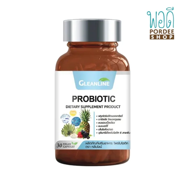ผลิตภัณฑ์เสริมอาหาร โพรไบโอติก ตรา กลีนไลน์ PROBIOTIC DIETARY SUPPLEMENT PRODUCT GLEANLINE BRAND 30 capsules ผลิตภัณฑ์เสริมอาหาร โพรไบโอติก ตรา กลีนไลน์ PROBIOTIC DIETARY SUPPLEMENT PRODUCT GLEANLINE BRAND 30 capsules