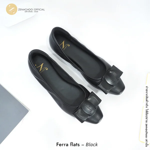 ทรงปกติ เปลี่ยนไซส์ได้-ไม่รับคืน Zenachoo รุ่น Ferra Flats สูง 0.8 นิ้ว รองเท้าหนังแกะแท้ หนังนิ่ม พื้นนุ่ม image 5 ทรงปกติ เปลี่ยนไซส์ได้-ไม่รับคืน Zenachoo รุ่น Ferra Flats สูง 0.8 นิ้ว รองเท้าหนังแกะแท้ หนังนิ่ม พื้นนุ่ม image 5
