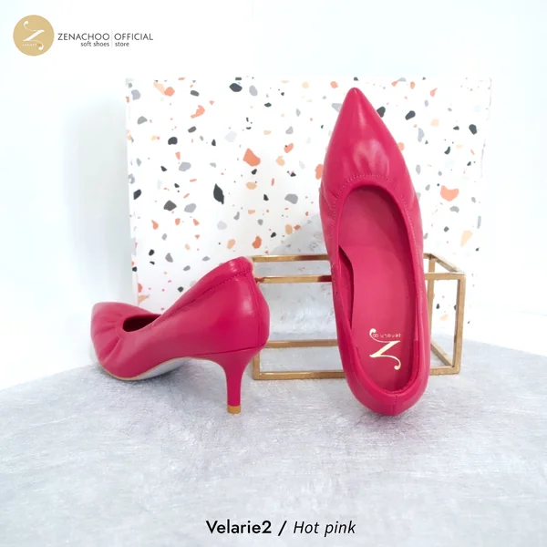 ทรงปกติ เปลี่ยนไซส์ได้ ไม่รับคืน รุ่นขายดี Zenachoo Velarie2 สูง 2 นิ้ว สี Hot Pink รองเท้าหนังแกะแท้ หัวแหลมหน้ากว้าง image 2 ทรงปกติ เปลี่ยนไซส์ได้ ไม่รับคืน รุ่นขายดี Zenachoo Velarie2 สูง 2 นิ้ว สี Hot Pink รองเท้าหนังแกะแท้ หัวแหลมหน้ากว้าง image 2