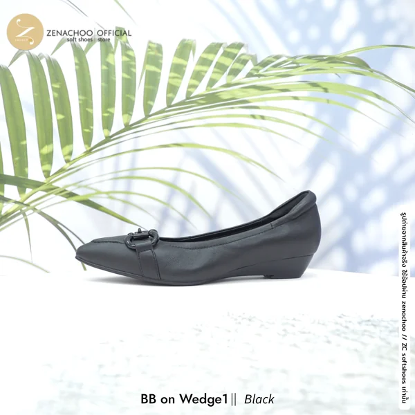 รุ่นขายดี ปรับความสูง ทรงปกติ เปลี่ยนไซส์ได้-ไม่รับคืน พื้นนิ่ม Zenachoo BB on Wedge1 สูง 1 นิ้ว รองเท้าหนังแกะแท้ ใส่สบายมาก image 6 รุ่นขายดี ปรับความสูง ทรงปกติ เปลี่ยนไซส์ได้-ไม่รับคืน พื้นนิ่ม Zenachoo BB on Wedge1 สูง 1 นิ้ว รองเท้าหนังแกะแท้ ใส่สบายมาก image 6