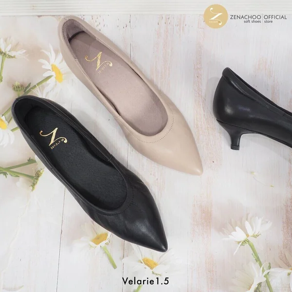 พร้อมส่ง เปลี่ยนไซส์ได้ ไม่รับคืน Zenachoo รุ่น Velarie1.5 สูง 1 นิ้วครึ่ง รองเท้าหนังแกะ คัทชูหัวแหลม image 2 พร้อมส่ง เปลี่ยนไซส์ได้ ไม่รับคืน Zenachoo รุ่น Velarie1.5 สูง 1 นิ้วครึ่ง รองเท้าหนังแกะ คัทชูหัวแหลม image 2