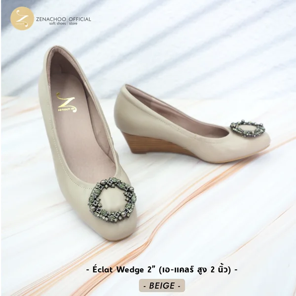 เปลี่ยนไซส์ได้-ไม่รับคืน ZENACHOO – รุ่น Éclat (เอ-แคลร์) รองเท้าหนังแกะ มีหลายความสูงให้เลือก image 9 เปลี่ยนไซส์ได้-ไม่รับคืน ZENACHOO – รุ่น Éclat (เอ-แคลร์) รองเท้าหนังแกะ มีหลายความสูงให้เลือก image 9
